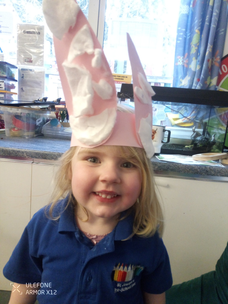 The Easter fun has started in the Starfish room