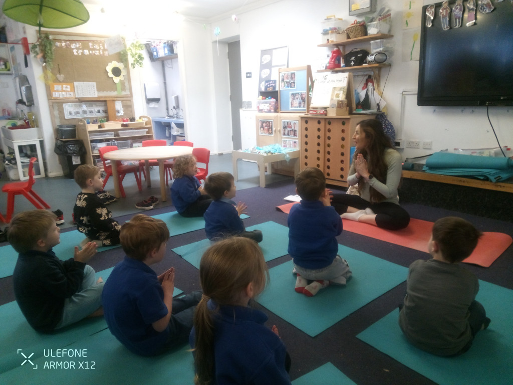 Weekly yoga sessions